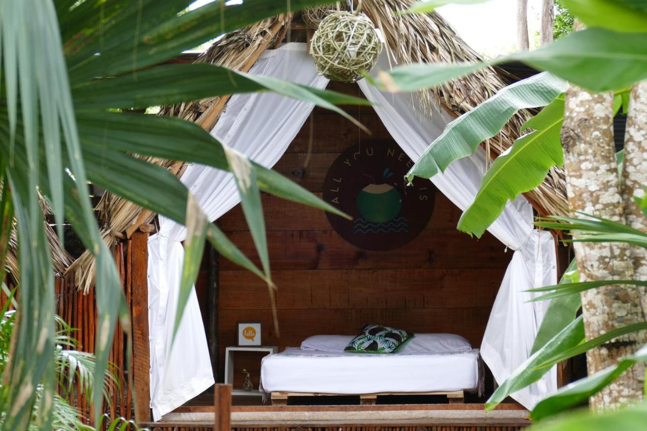 El Buho Bacalar Eco-Cabanas Hostal Exterior foto