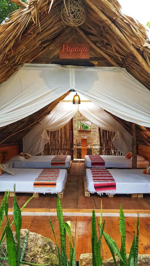 El Buho Bacalar Eco-Cabanas Hostal Exterior foto