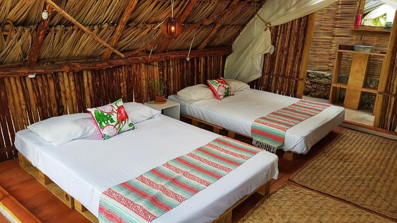El Buho Bacalar Eco-Cabanas Hostal Exterior foto