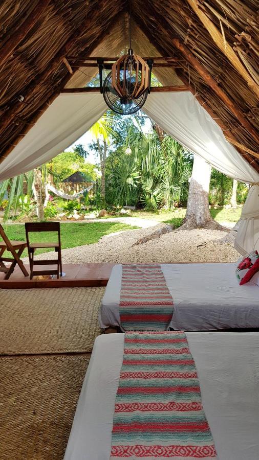 El Buho Bacalar Eco-Cabanas Hostal Exterior foto